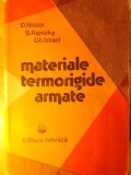 Materiale Termorigide Armate - D. Nistor, S. Ripszky, Gh. Izrael, Editura Tehnica 1980, Carte Tehnica