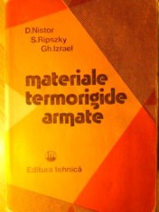 MATERIALE TERMORIGIDE ARMATE-D. NISTOR, S. RIPSZKY, GH. IZRAEL-233376