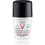 Vichy Homme Anti-Stains Roll-On 48h 50ml Deodorant Anti-Pete Albe și Galbene pentru Bărbați