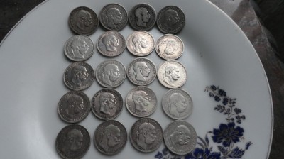 20 MONEDE FRANZ IOSIF ,ARGINT ,MULTE UNC ! foto