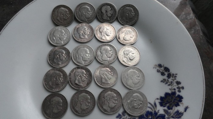 20 MONEDE FRANZ IOSIF ,ARGINT ,MULTE UNC !