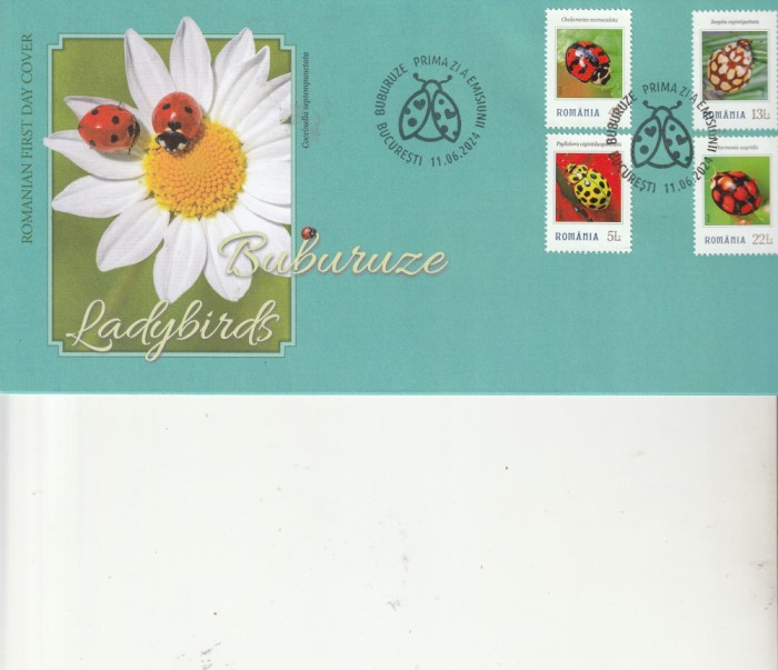 FDC Romania,fauna ,buburuze , 2024 !!!