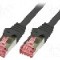 Cablu patch cord, Cat 6, lungime 2m, S/FTP, LOGILINK - CQ2053S