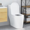 VidaXL Capacul de toaletă Alb 48 x 36.5 x 4.5 cm Polipropilenă