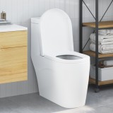 vidaXL Capacul de toaletă Alb 48 x 36.5 x 4.5 cm Polipropilenă