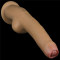 Mike - Dildo realist cu m&acirc;ner din silicon, 27.8 cm