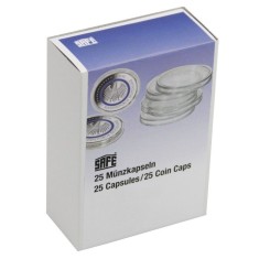 25 capsule pentru monede de 37,5 mm
