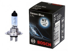 Bec auto halogen pentru far Bosch Xenon Blue H7 55W 1987302075 foto