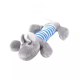 Jucarie pentru caini, model elefant, 23 cm, Gonga&reg; Gri