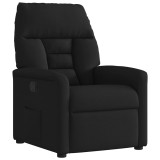 VidaXL Fotoliu rabatabil, negru, material textil 4015544