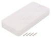 Carcasă Universală TAKACHI LC165-M4-W Albă ABS IP40 80x165x27mm Compartiment Baterie