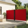 VidaXL Copertină laterală retractabilă, roșu, 160x1000 cm 4004732