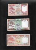 Set Nepal 5, 10, 20 Rupii UNC - Colectie Bancnote Nepal - Lot Bancnote Straine, Asia