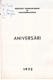 TSV - PLIANT DE PREZENTARE, ANIVERSARI, 1972 LP 801