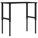 Cumpara ieftin Banc lucru maro 100x60x(71,5-98) cm lemn masiv stejar