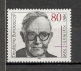 Germania.1986 100 ani nastere K.Barth-teolog MG.612, Nestampilat
