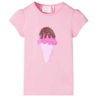 Tricou pentru copii, roz aprins, 140 foto
