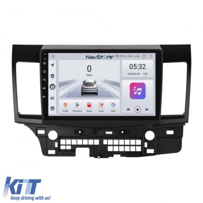Navigatie Android Dedicata Mitsubishi Lancer (2007-2013), 9Inch, 4Gb Ram, 64Gb Stocare, Bluetooth, WiFi, Carplay Performance AutoTuning foto