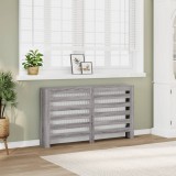 Mască Calorifer Gri Sonoma 149x20x82 cm Lemn Prelucrat vidaXL - Acoperire Decorativă, Raft Superior, Design Modern