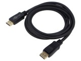 Cablu DisplayPort 3m Goobay, mufă DisplayPort la DisplayPort, negru, PVC, aurit, 8K, 4K, HDR, HDCP 2.2, DisplayPort 2.0