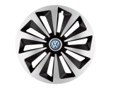 Cumpara ieftin Set 4 capace roti Fox dual crom R15 pentru gama auto Volkswagen, Autohelix MSA