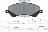 TEXTAR 2448501 Q+ set placute frana,frana disc