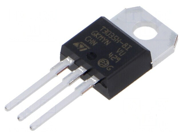 Triac 800V 30A TO220AB - Igt 35mA, Ifsm 283A