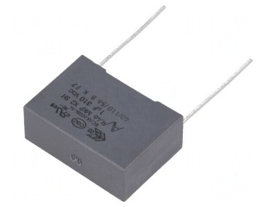 Condensator polipropilenă X2 R46 310V 1uF - Dimensiuni 26,5x10x18,5mm foto