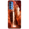 Husa compatibila cu Motorola G100 model Antelope Canyon, Silicon, TPU, Viceversa, Transparent, Carcasa