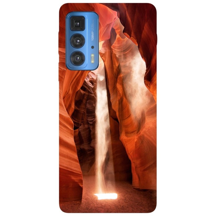 Husa compatibila cu Motorola G100 model Antelope Canyon, Silicon, TPU, Viceversa