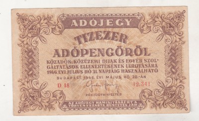 bnk bn Ungaria 10000 adopengo 1946 foto