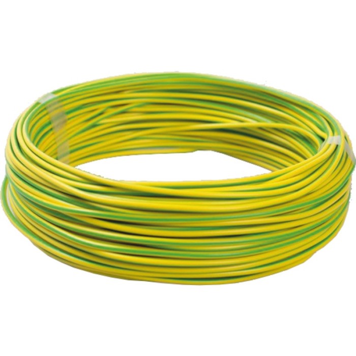 Cablu conductor FY, 1.5 mm, rola 100 m, verde galben