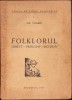 776SPN Folklorul, obiect, principii, metodă de Gheorghe Vrabie, 1947