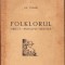 776SPN Folklorul, obiect, principii, metodă de Gheorghe Vrabie, 1947