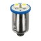 Bec Hyper-Led4 - 2SMD 12V pozitie soclu metal BA9s 2buc - Albast Garage AutoRide