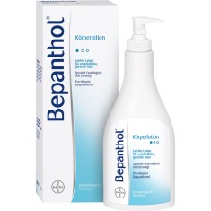 Lotiune de Corp, Bayer, Bepanthol, Hidratare Intensiva si Efect Reparator, cu Pompita, 400ml