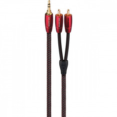 Cablu audio AudioQuest Jack 3.5 mm - 2x RCA 2m Golden Gate foto