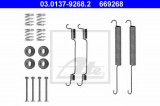 Set accesorii, sabot de frana NISSAN TERRANO II (R20) (1992 - 2007) ATE 03.0137-9268.2