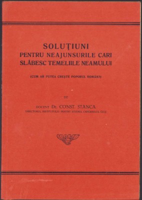 HST 325SP Soluțiuni pentru neajunsurile cari slăbesc temeliile neamului - Stanca foto
