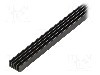 Radiator extrudat, aluminiu, 1000mm x 19mm, neagra, FISCHER ELEKTRONIK - SK 632 1000 SA