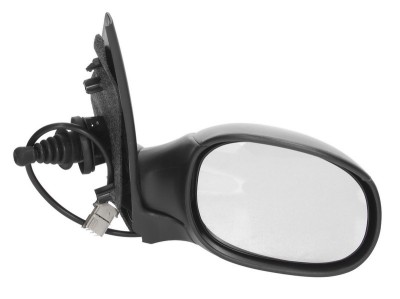 Oglinda exterioara Peugeot 206 (2_) 01.1998-07.2003 (fara COUPE) partea dreapta View Max crom convex carcasa prevopsita grunduita reglare electrica c foto