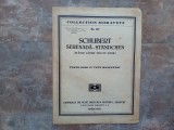 COLLECTION MORAVETZ No. 217, SCHUBERT SERENADA - STANDCHEN (PLANGE CANTUL MEU DE AMOR) &ndash; PIANO SOLO CU TEXT ROMANESC