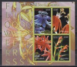 Guyana 2005 - Plante cu flori din America de Sud. Bloc, MNH, Nestampilat