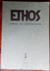 ETHOS: CAIETUL 3/1982 PARIS:Mircea Eliade/Vintila Horia/Caranica/Stamatu/Ierunca foto