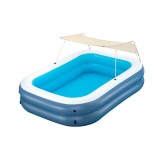 Piscina Gonflabila Family Bestway cu Parasolar 254 X 178 X 140 cm, 54449