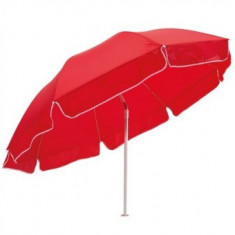 Umbrela plaja Strend Pro Willa Red, diametru 180cm, Inaltime 2m, rosu foto