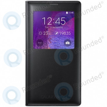 Husa Samsung Galaxy Note 4 S View neagra EF-CN910FKEGWW