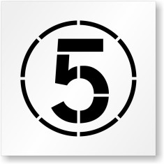 Sablon pentru 5 km foto