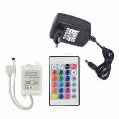 Alimentator, Modulator, Telecomanda pentru banda LED RGB foto