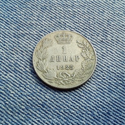 1 Dinar 1925 Iugoslavia foto